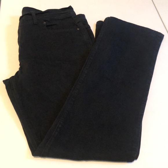Gianfranco Ferre size 12 black jeans made in ITALY 34-46 stretch straight leg - Picture 2 of 13